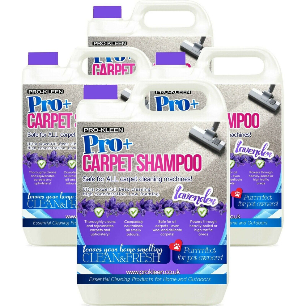 (20L, Lavender) ProKleen Pro+ Carpet Shampoo Pet Odour Remover