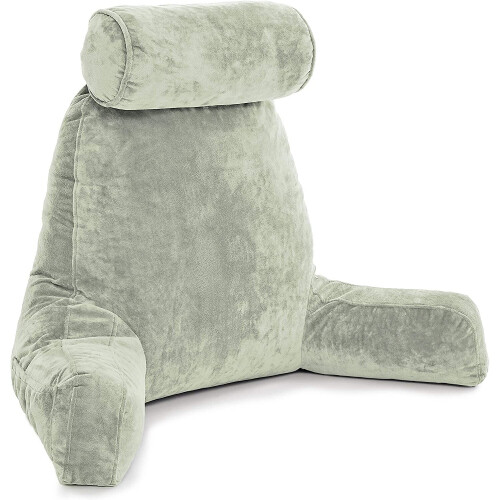 Husband Pillow - Purple, Big Backrest Reading Bed Rest Pillow