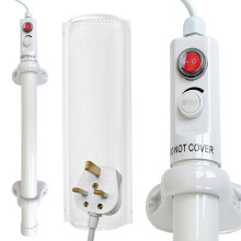 (TH03, 100cm 135 Watt, 3ft Guard) Low Energy Tube Heaters with Adjustable Temperature Control | Optional Guards & Thermostats