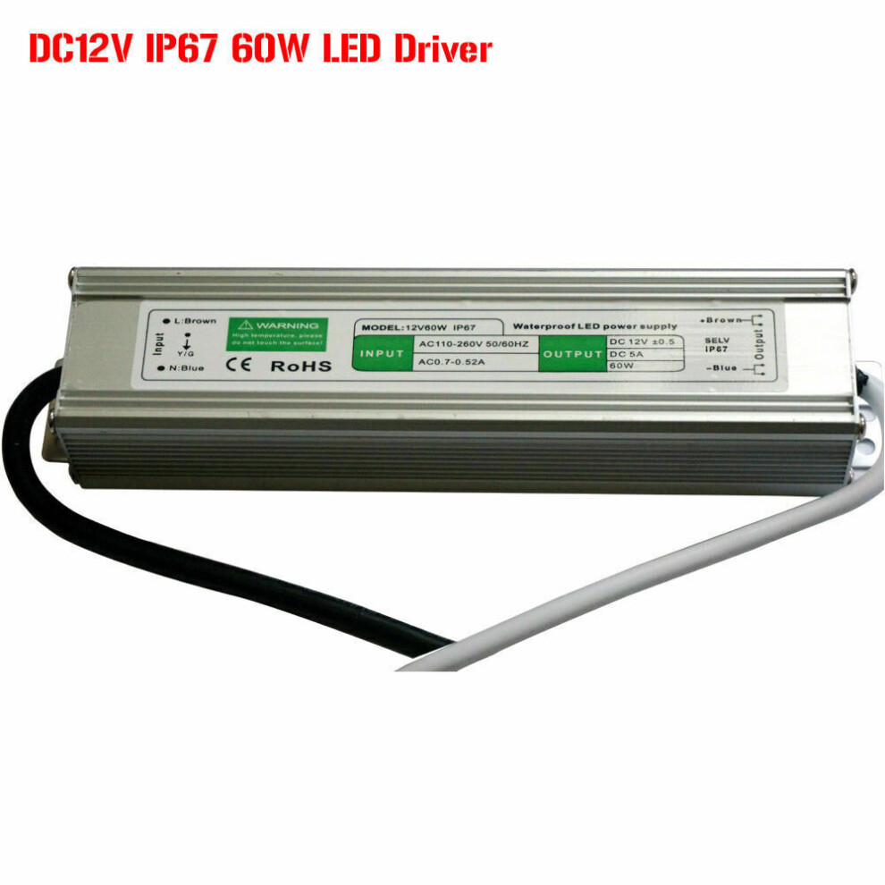 (60W) Led Driver Power Supply Ac 110V-260V To Dc 12V 7425200975942