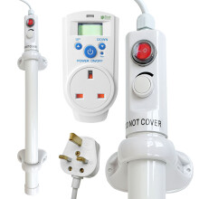 (TH01, 50cm 55 Watt, Digital Thermostat) Low Energy Tube Heaters with Adjustable Temperature Control | Optional Guards & Thermostats