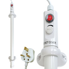 (TH02, 70cm 90 Watt, None) Low Energy Tube Heaters with Adjustable Temperature Control | Optional Guards & Thermostats