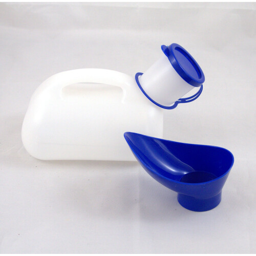 (Excluding VAT, 1) Unisex Urinal 1000ml with Lid & Detachable Spout