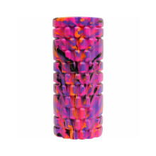 Beast Foam Roller PurpleMix - 34cm x 14cm, 725g, SMR Self-Myofascial Release for Yoga, Pilates & Massage
