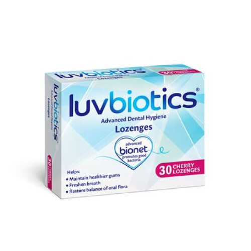 LUVBIOTICS  Dental Lozenges Cherry Menthol