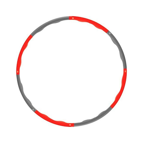 Foam Padded Weighted Hula Hoop - Red