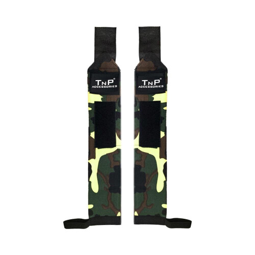 Wrist Wraps 18 Inch - Jungle Camo