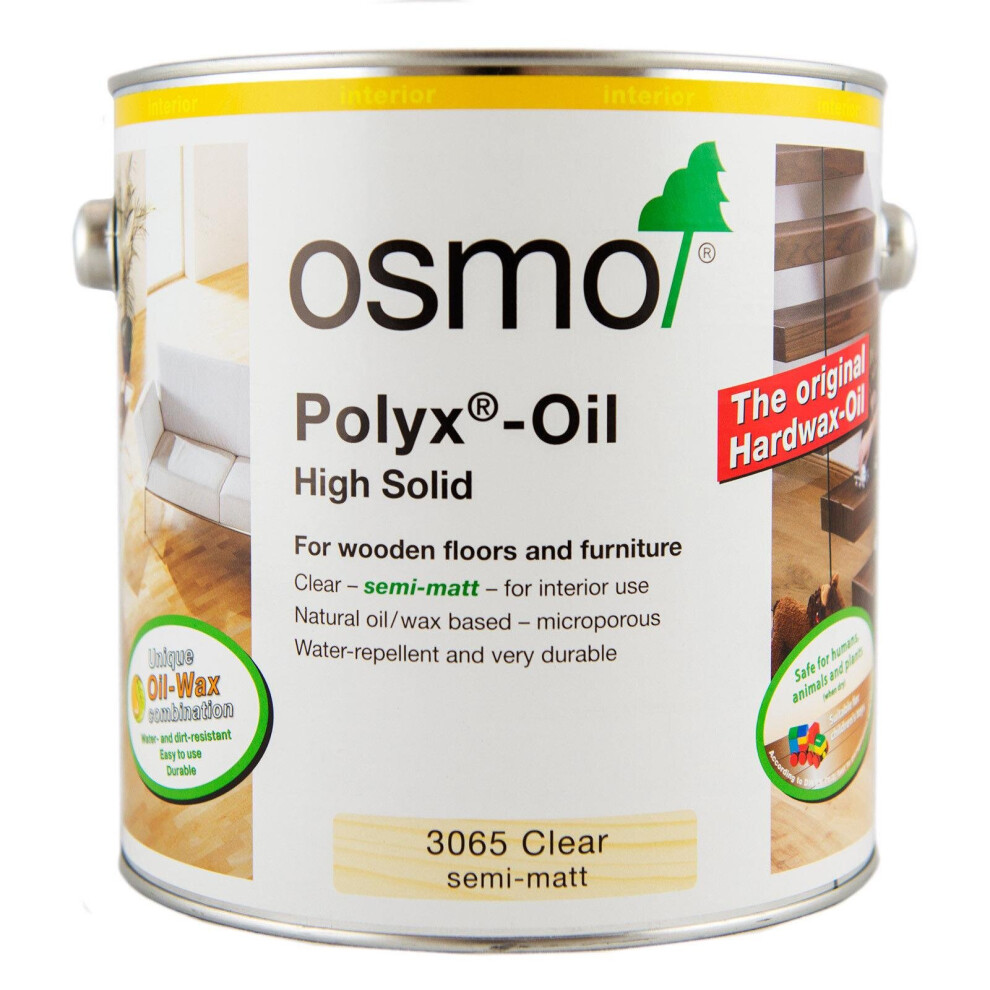 Osmo 3065 Polyx Hard Wax Oil - Semi Matt - 750Ml Tin