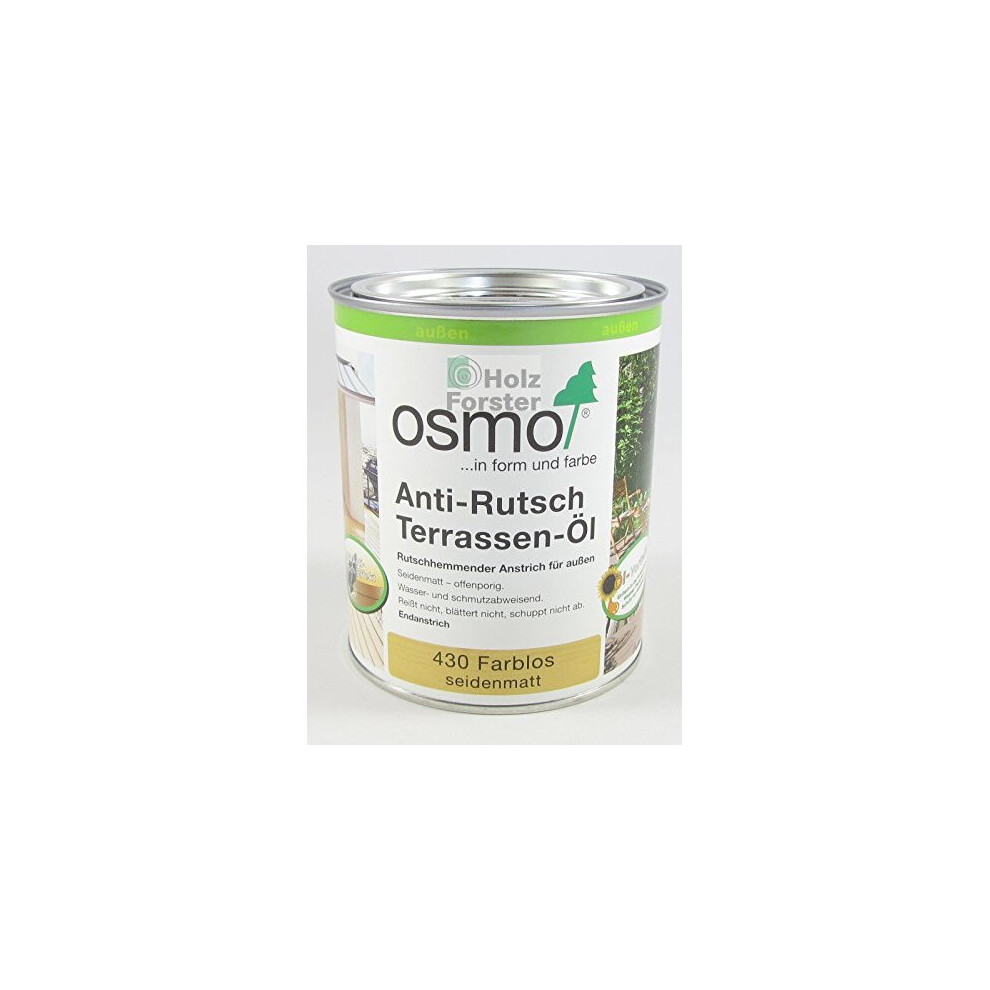 Osmo  430C Decking Oil Anti-Slip - Clear  750ml