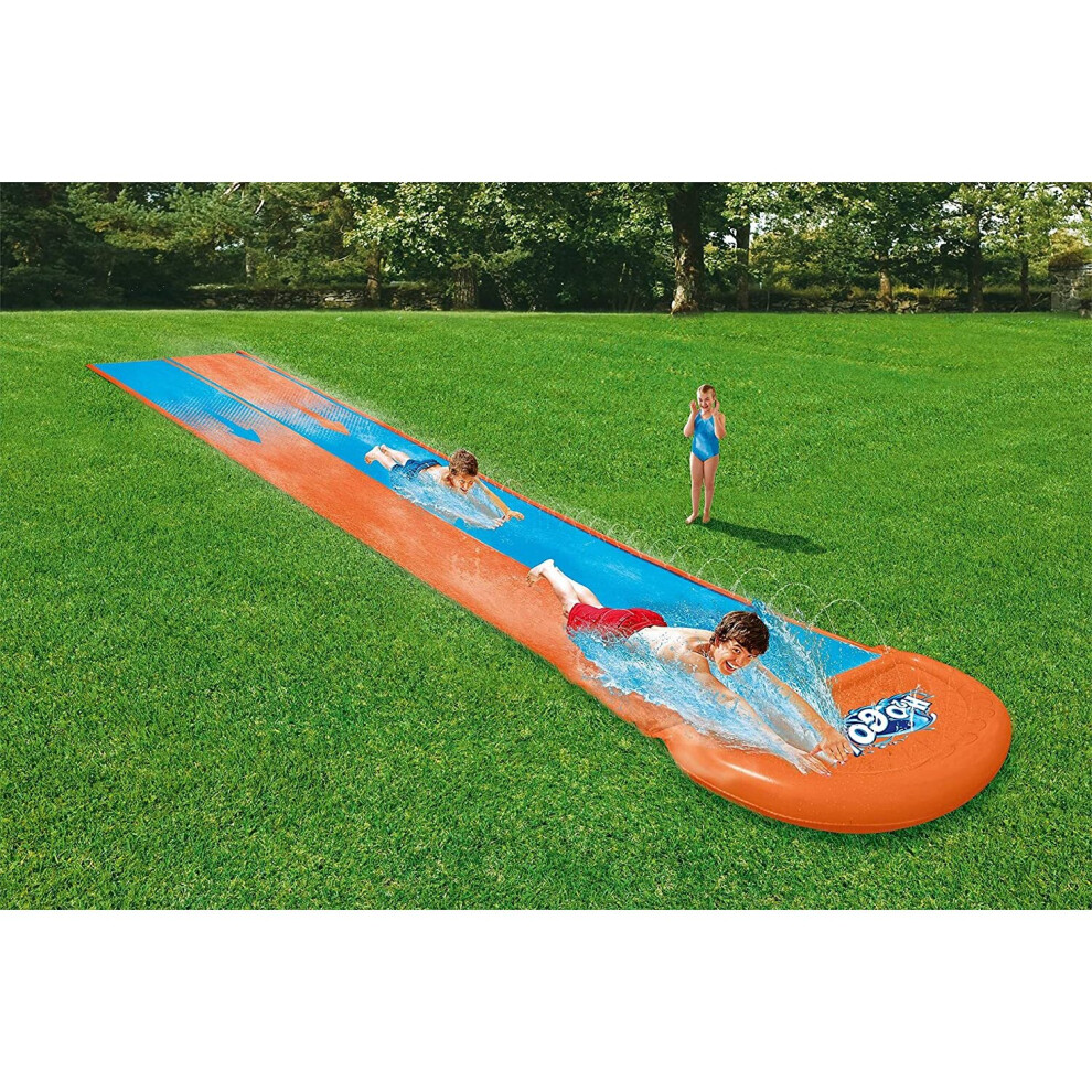 Bestway H20GO 4.88m Double Water Slip N Slider with Built in Sprinkers