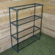 4 Tier Greenhouse Staging / Shelves H: 110cm W: 86cm & D: 30cm