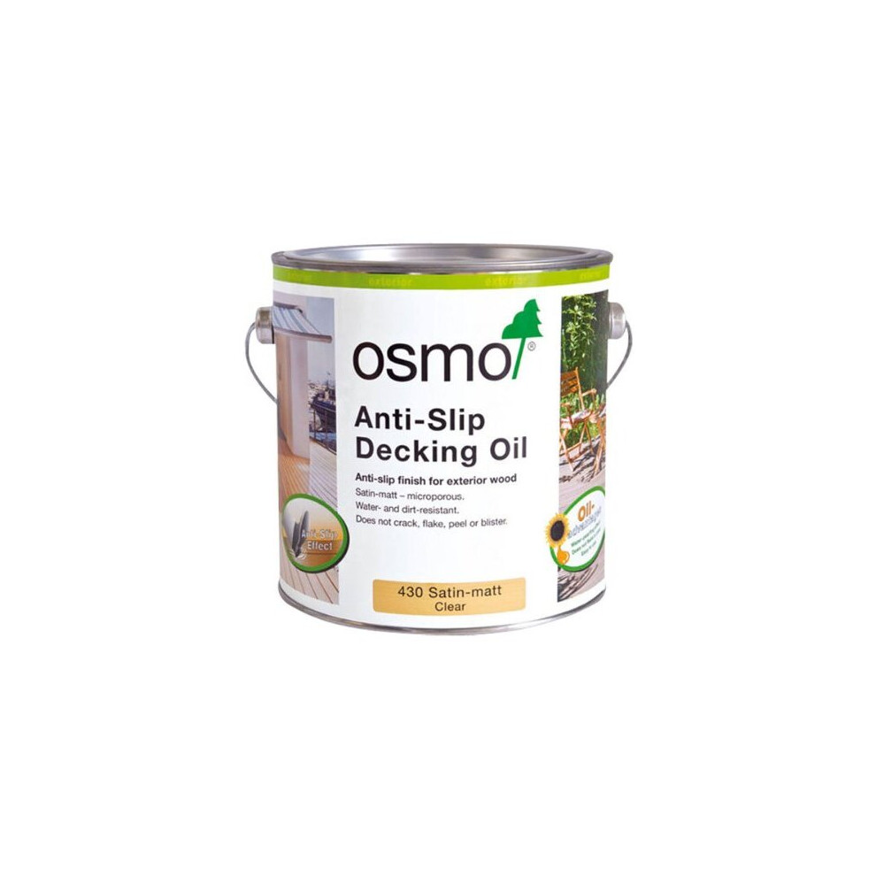 Osmo  430D Decking Oil Anti-Slip - Clear 2.5L
