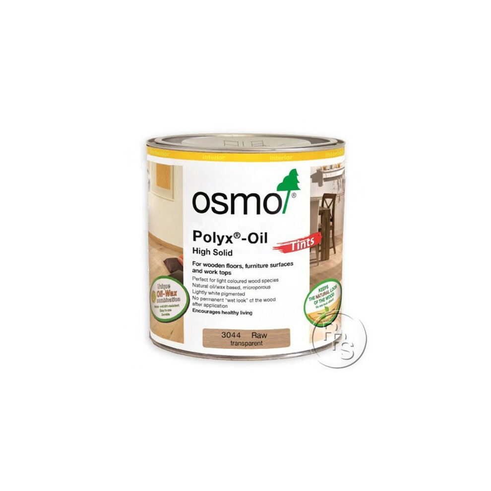 Osmo 3044 Polyx Oil Natural Transparent - Raw 750ml