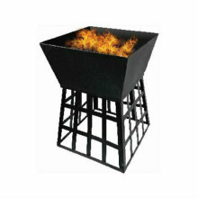 Black Fire Pit BBQ Outdoor Heater Camping Barbecue , Best