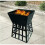 Black Fire Pit BBQ Outdoor Heater Camping Barbecue , Best 3