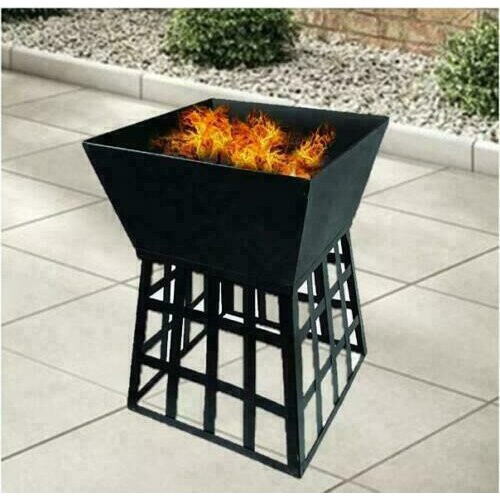 Black Fire Pit BBQ Outdoor Heater Camping Barbecue , Best 2