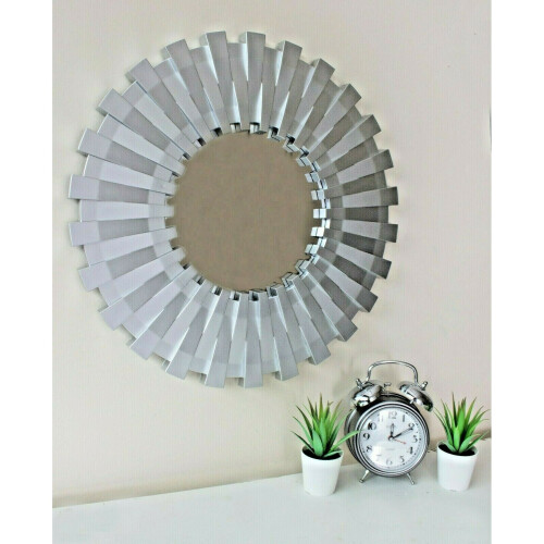 50cm Wall Mounted Silver Mirror Trend 1