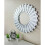50cm Wall Mounted Silver Mirror Trend 6