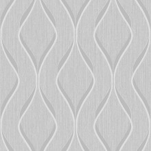 Muriva Indra Wave Grey Silver Wallpaper 154112