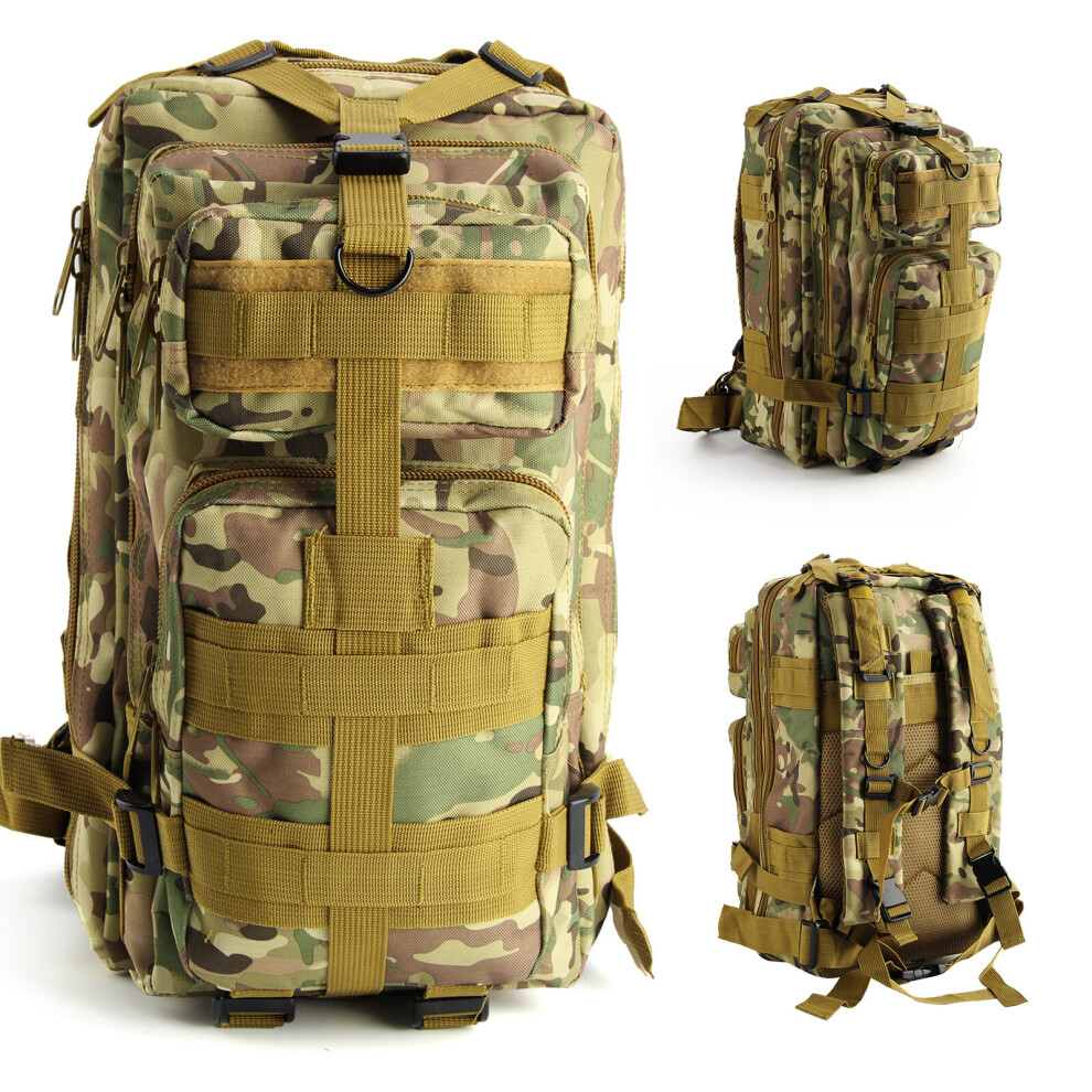 (CP Camouflage) Military Tactical Army Backpack Rucksack Bag 30L