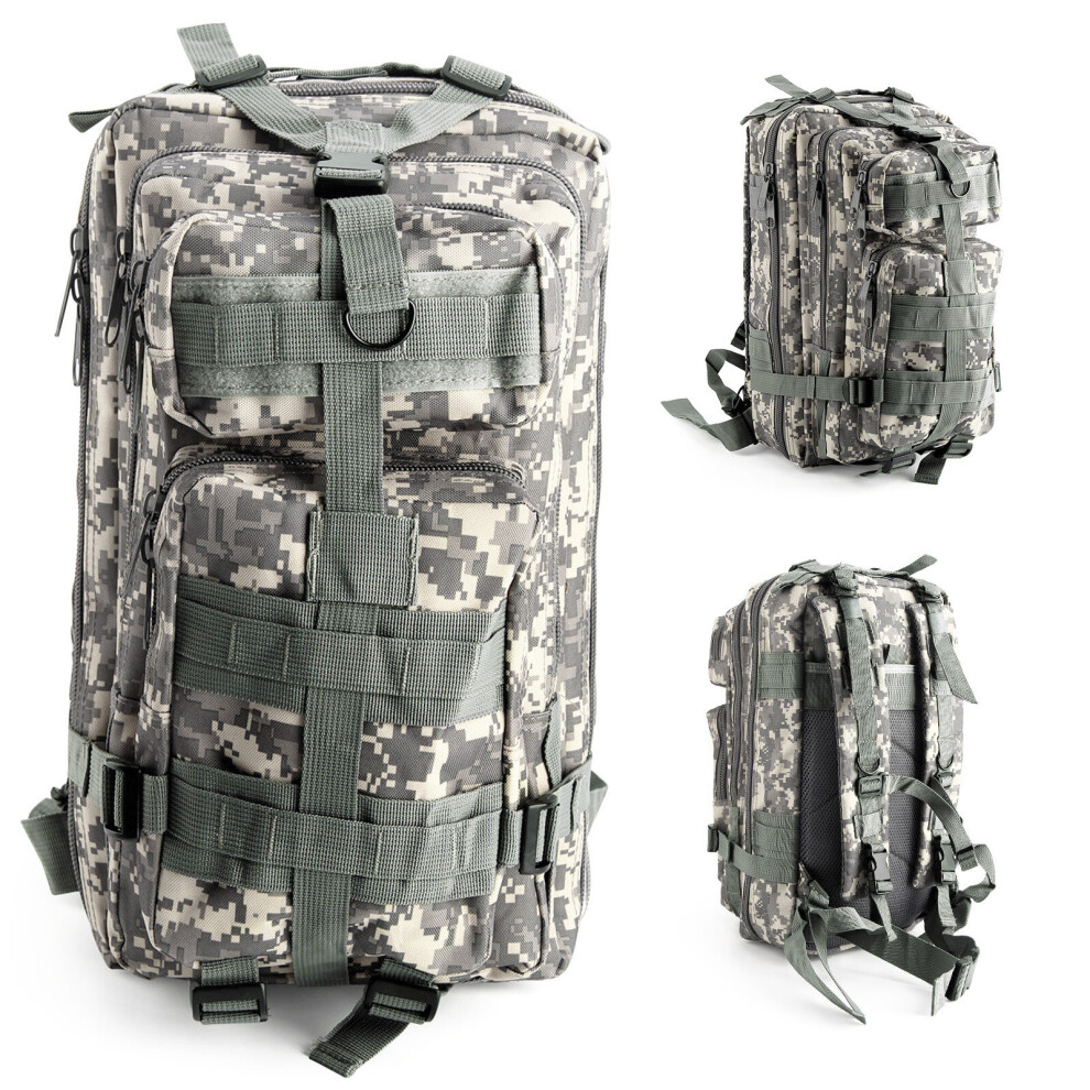 (ACU Digital) Military Tactical Army Backpack Rucksack Bag 30L
