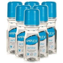 Amplex Antiperspirant Roll On Active 6 Pack Uk