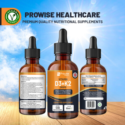 Vitamin D3 4000iu + K2 MK7 25µg I Orange Liquid Drops 2
