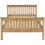 Seconique (4FT 6inch Double 135cm)Monaco Pine Bed Frame High Foot End Distressed Waxed Pine 3