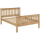Seconique (4FT 6inch Double 135cm)Monaco Pine Bed Frame High Foot End Distressed Waxed Pine 2