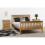 Seconique (4FT 6inch Double 135cm)Monaco Pine Bed Frame High Foot End Distressed Waxed Pine 8