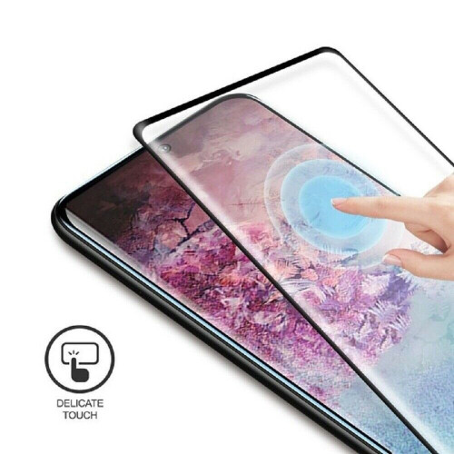 Compatible With Samsung Galaxy S21 Plus - Full Coverage Tempered Glass Screen Protector