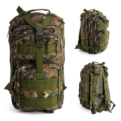 18L Camo Rucksack BTP Pattern Multi Pocket Kids School Bag Back