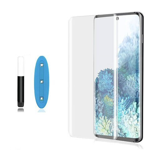 Compatible With Samsung Galaxy S21 Ultra - Full Tempered Glass Screen Protector