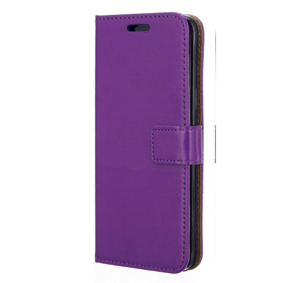 Compatible With Samsung Galaxy S21 Plus / S30 Plus - Pu Leather Flip Wallet Case Purple 7437135464477