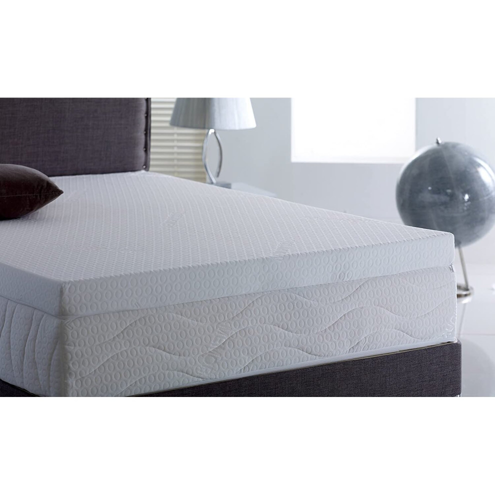 (Super-King) Visco Therapy Memory Foam Mattress Topper & Cover