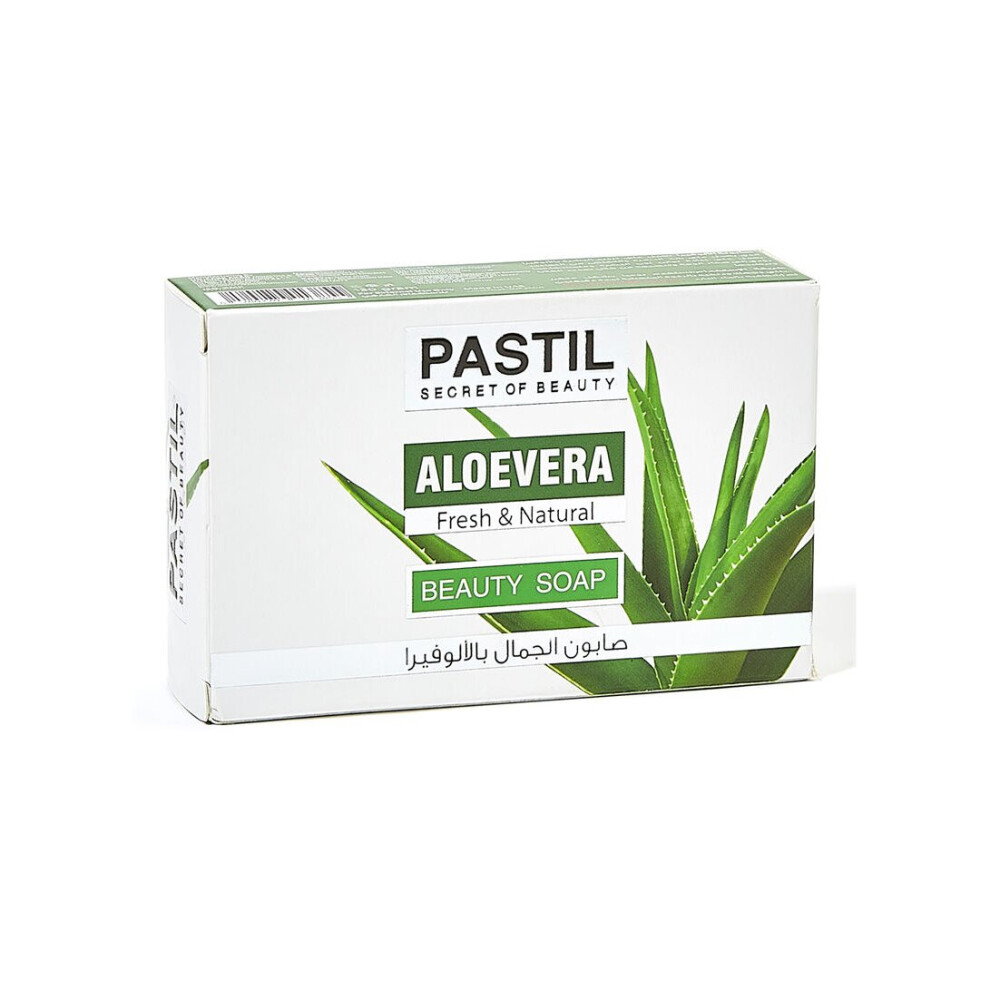 Pastil White Aloe Vera Soap - Gentle And Nourishing Soap With Aloe Vera Extract - Cleanses And Hydrates For Soft And Radiant Skin