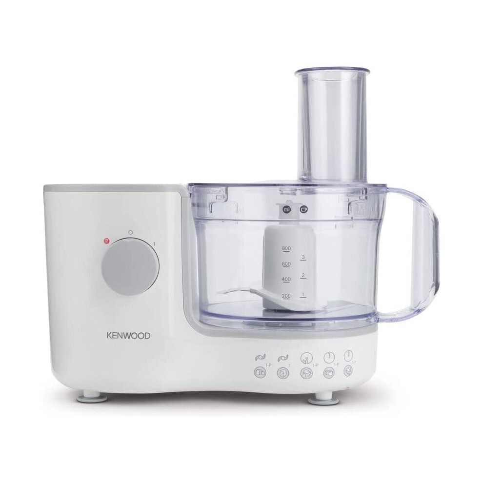 Compact Food Processor, 1.4 L Bowl, Blender, Emulsifying, Chopping Blade, Shredder Disc 400W, FP120, White [Energy Class A]