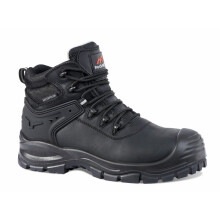(10 UK 44 EU) Rockfall RF910 Surge Safety Boots Black Leather