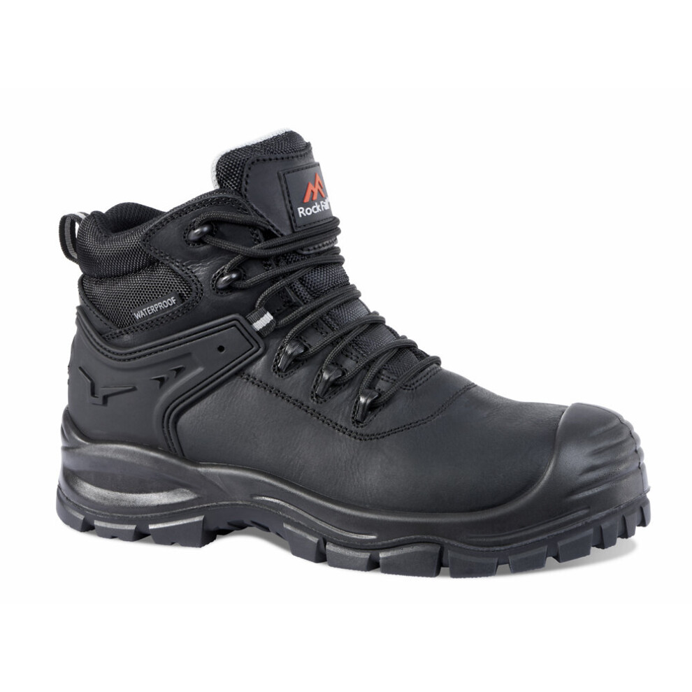 (9 UK 43 EU) Rockfall RF910 Surge Safety Boots Black Leather