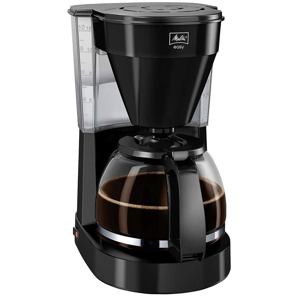 Filter Coffee Machine with Glass Jug, Easy II Model, 1023-02, Black, 6762887