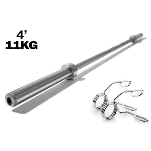 2" Olympic Bar + 2 Spring Collars - 4ft 2