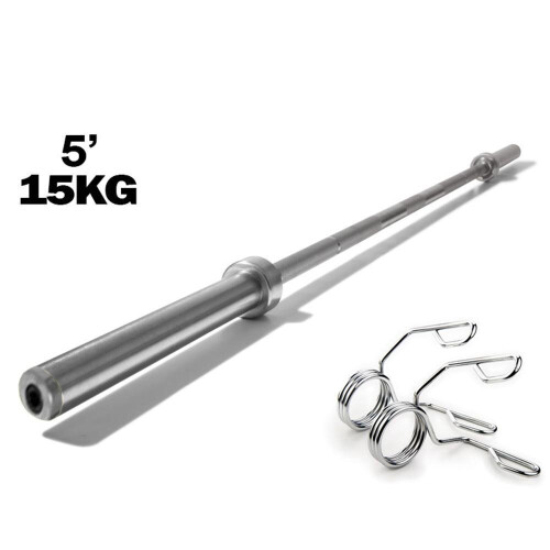2" Olympic Bar + 2 Spring Collars - 5ft 2