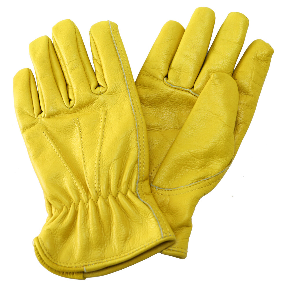 (Small) Kent & Stowe Luxury Leather Gloves Ladies Yellow