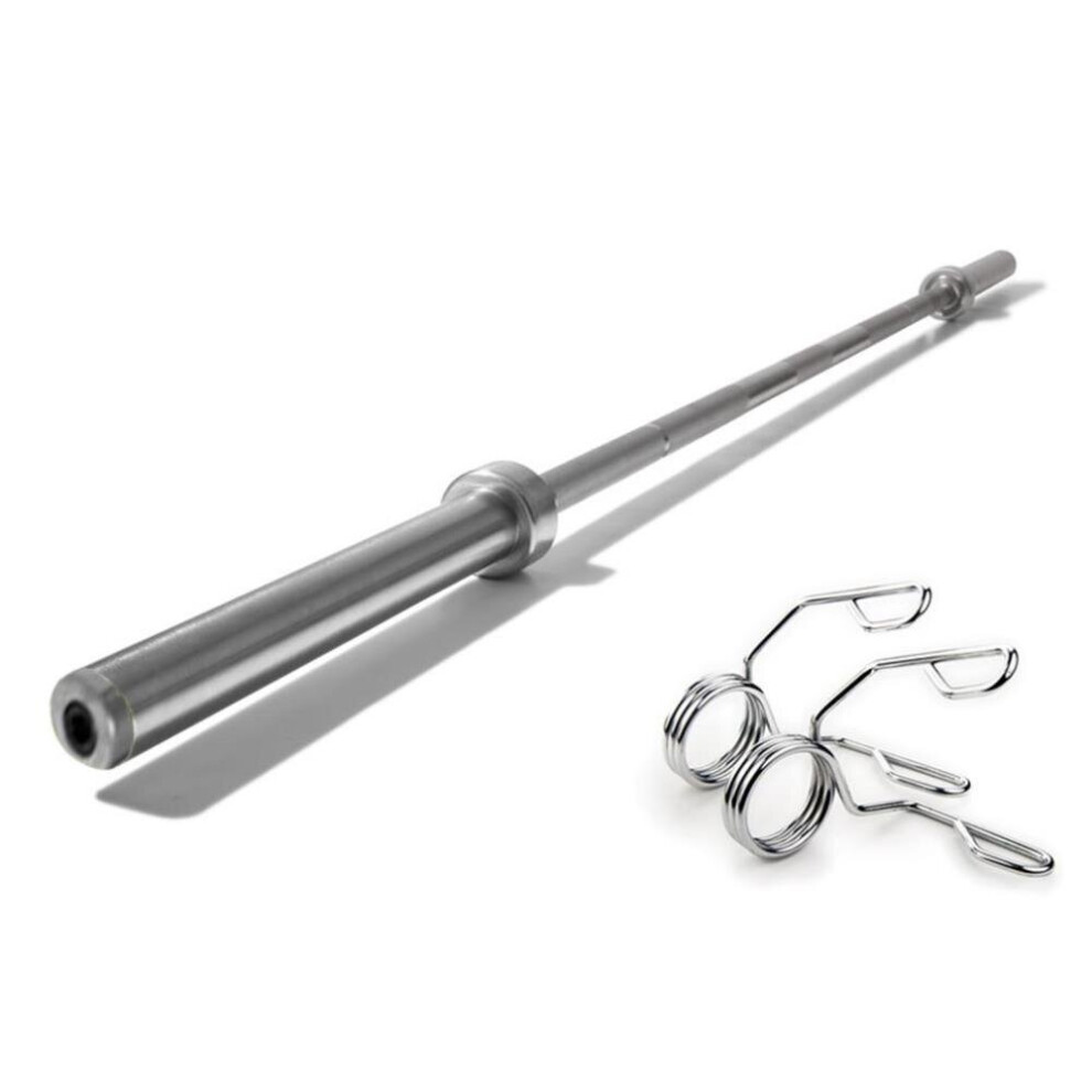 2" Olympic Bar + 2 Spring Collars - 5ft