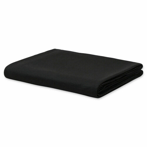(Black , Super King ) Percale Easy Care Polycotton Flat Sheets
