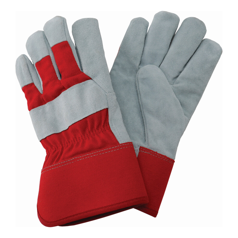 Kent & Stowe Red Rigger Heavy Duty Gardening Gloves Mens Large