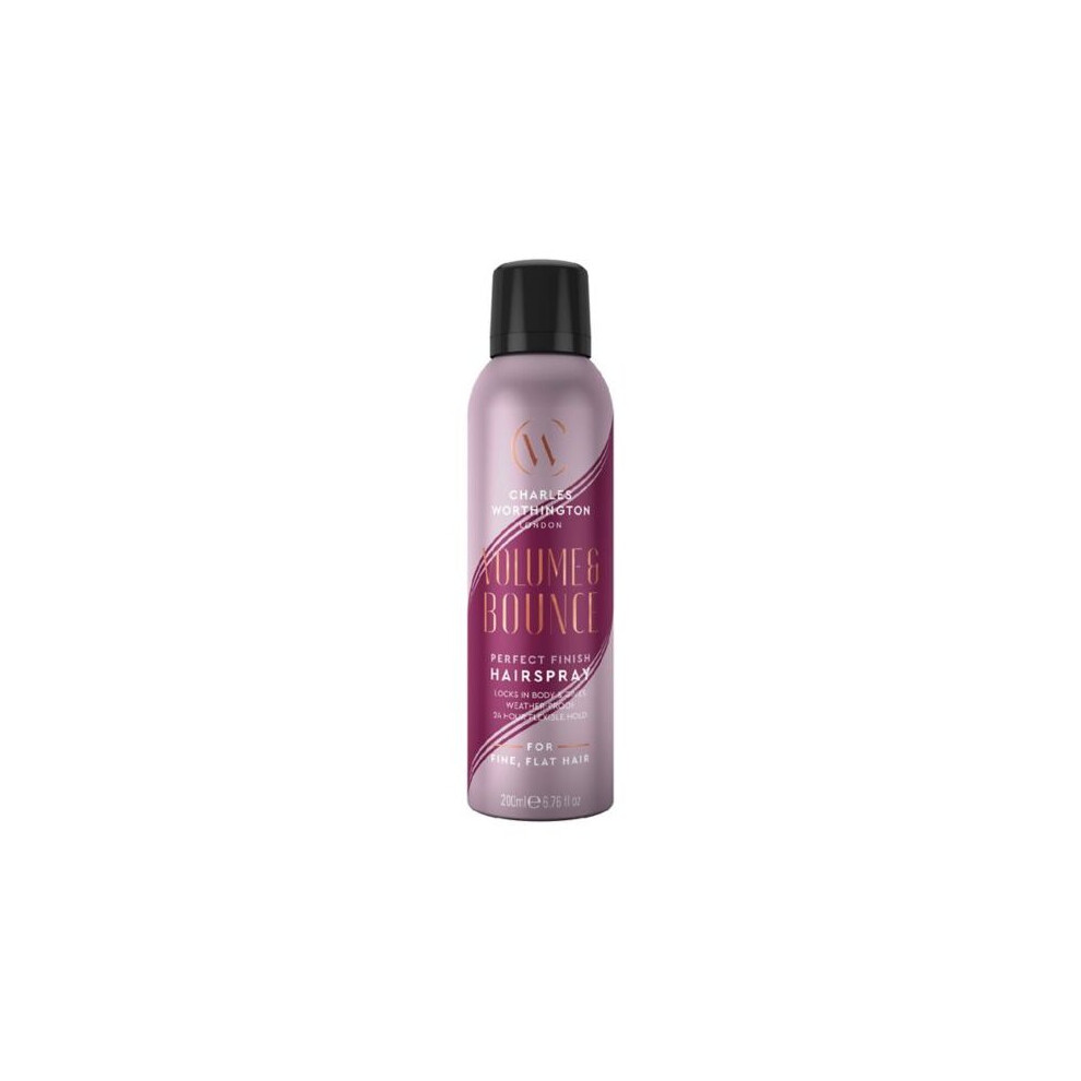 Charles Worthington Volume & Bounce Perfect Finish Hairspray 200Ml