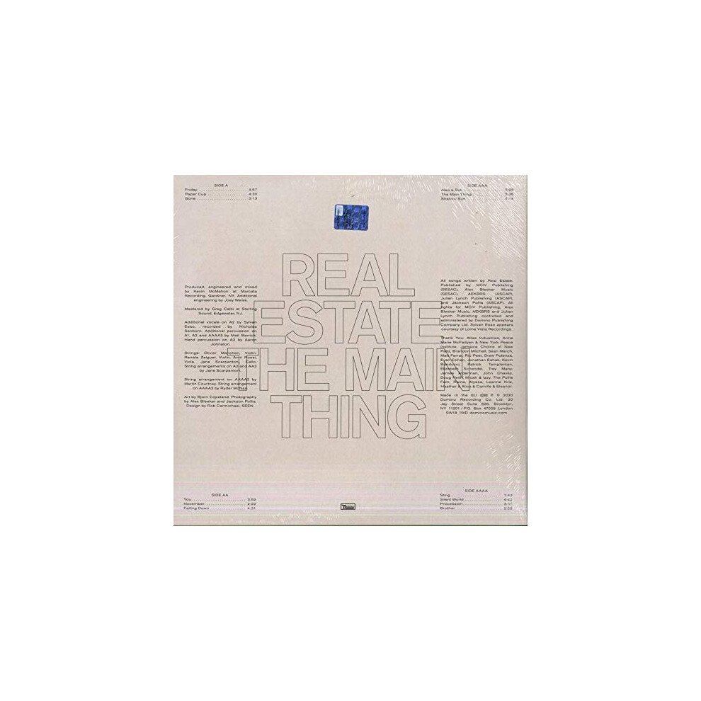 REAL ESTATE - THE MAIN THING