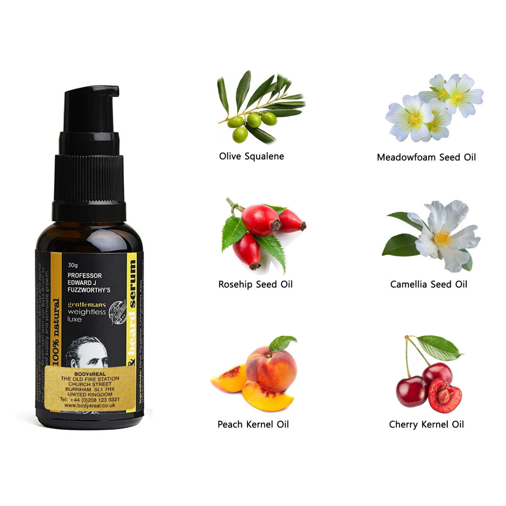 Beauty And The Bees Professor Fuzzworthy's Face & Beard Oil Serum 30G