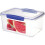Sistema Sistema  Food Storage Container Rectangular Blue Locking Clips 3 Litre 1
